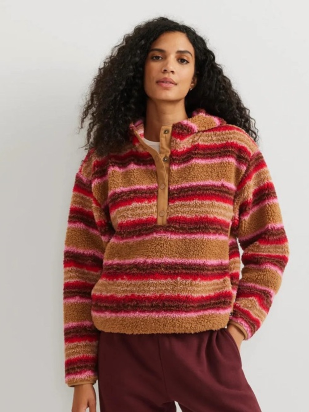 Eddie Bauer Women’s Women's Chill Out Fleece Hoodie Multi Colors NWT